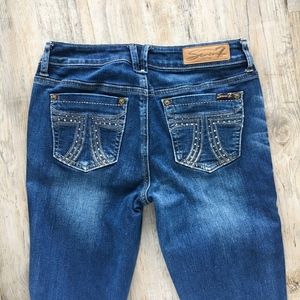 Seven7 Dark Wash Bootcut Jeans